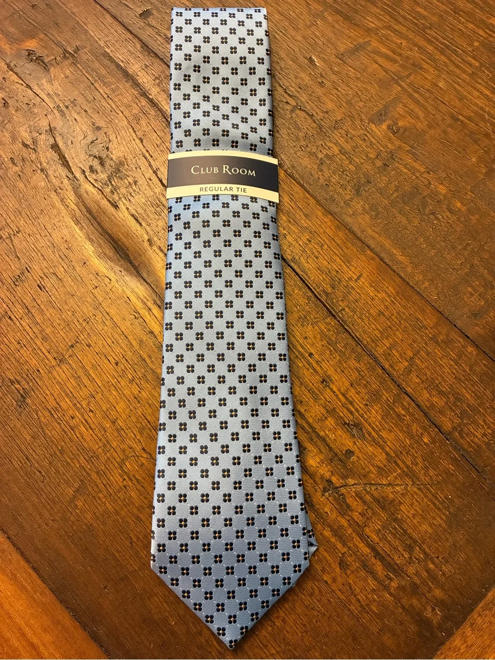Club Room Light Blue Micro-Pattern Men's Tie